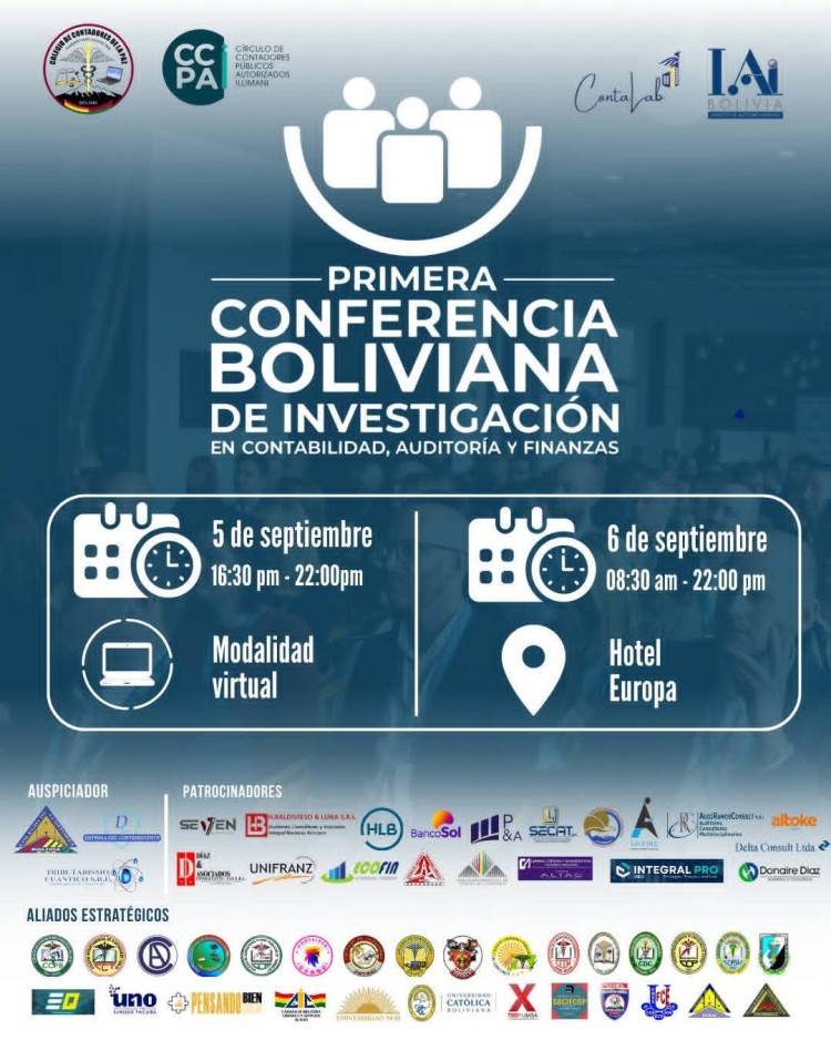 Primera Conferencia Boliviana de Investigación en Contabilidad, Auditoría y Finanzas 2025